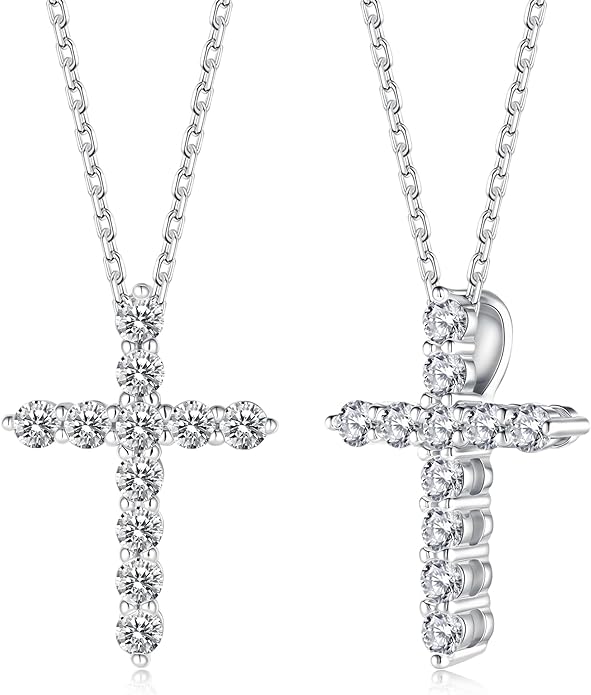 Moosea Dainty Cross Necklace