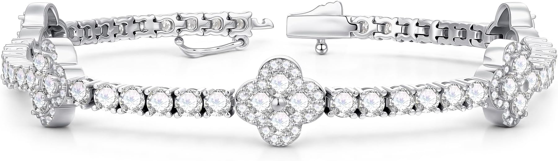 Moosea Clover Tennis Bracelet